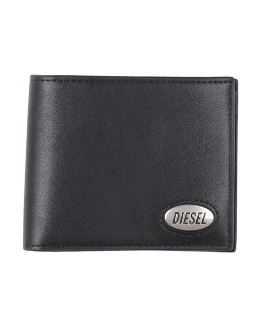 DIESEL Black Wallets for men