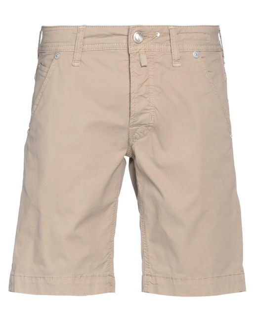 Jacob Coh?n Natural Shorts & Bermuda Shorts Cotton, Elastane for men