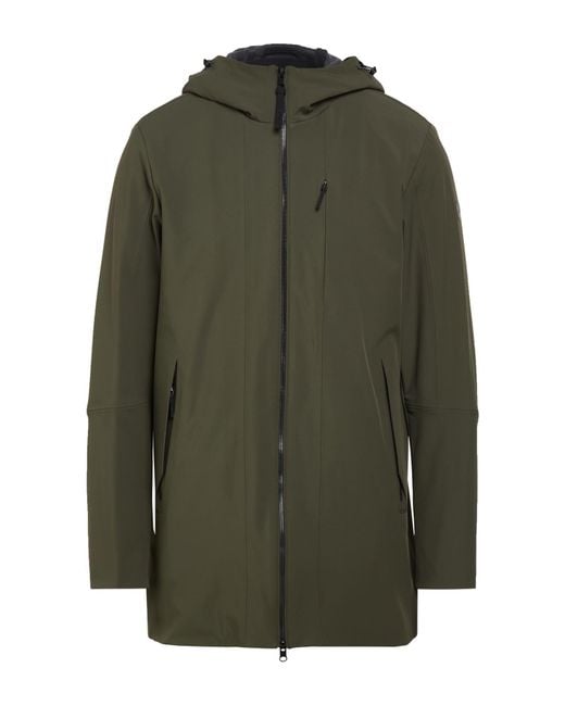 People Of Shibuya Green Overcoat & Trench Coat for men