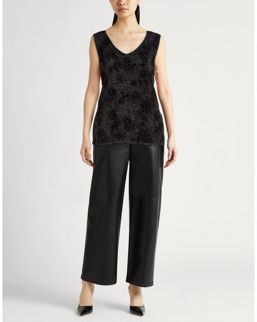 Armani Collezioni Black Top Acetate, Elastane