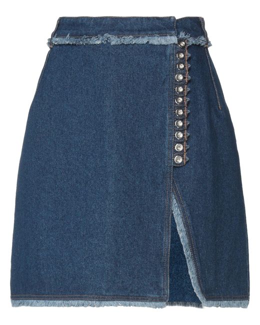 Rabanne Blue Denim Skirt