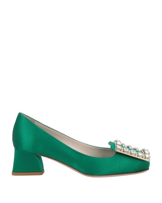Roger Vivier Green Pumps