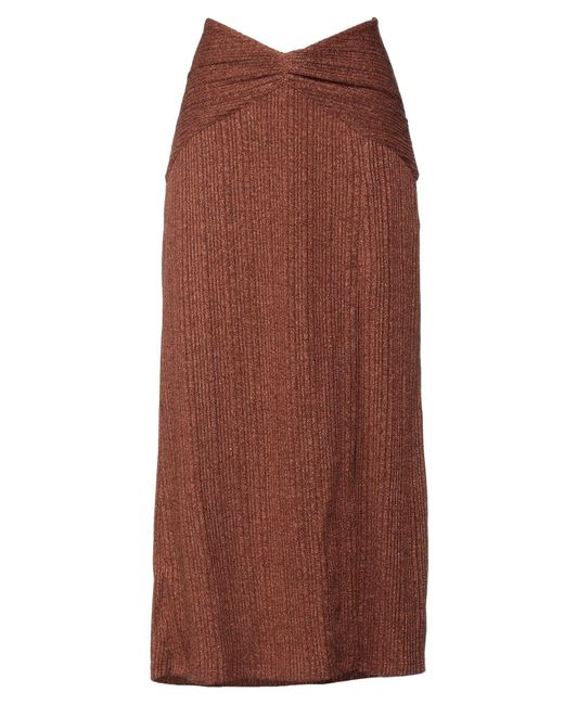 LA SEMAINE Paris Brown Maxi Skirt