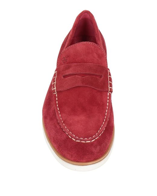 Canali Red Loafer for men