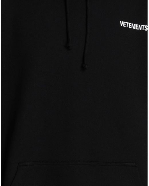 Vetements Black Sweatshirt for men