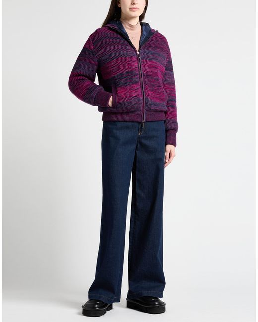 Moorer Purple Puffer Virgin Wool