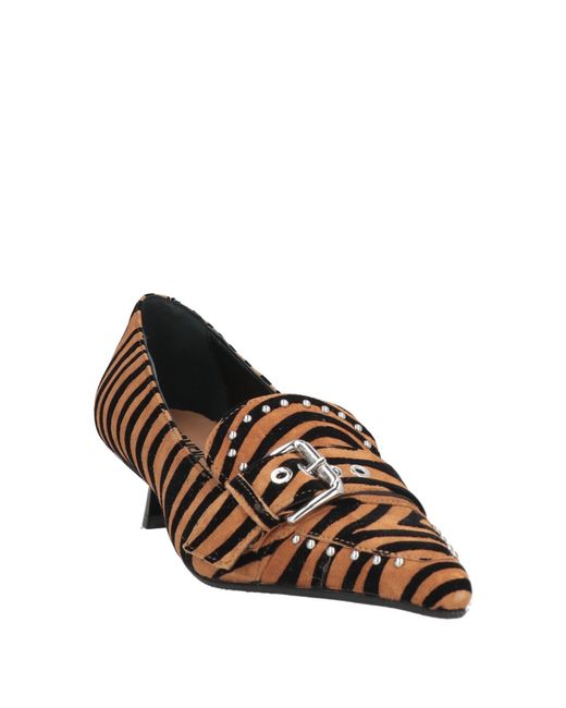Carmens Brown Camel Pumps Leather