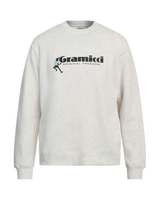 Felpa di Gramicci in Gray da Uomo