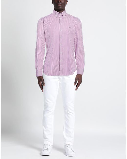 Etro Purple Shirt Cotton for men