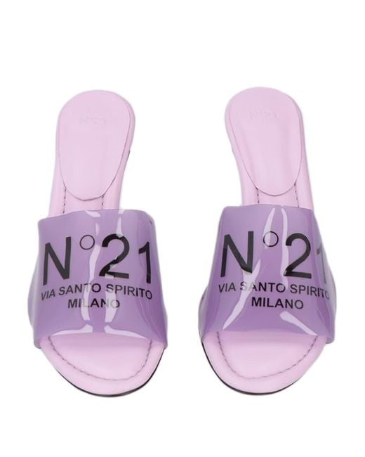 N°21 Purple Sandals