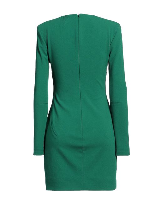 Victoria Beckham Green Mini Dress