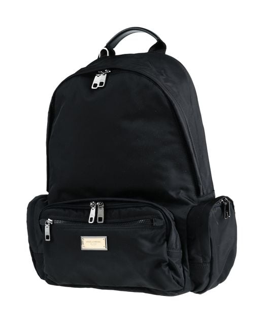 Dolce & Gabbana Black Backpack for men
