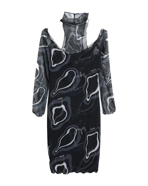 Robe courte Julfer en coloris Black