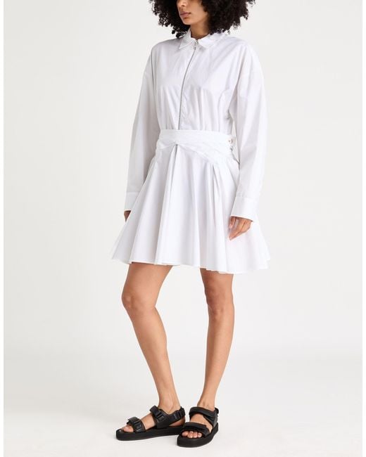 MSGM White Mini Dress