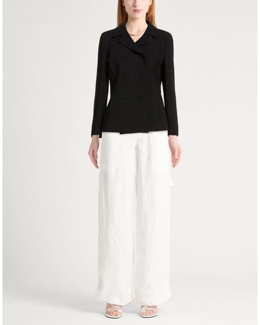 Max Mara Black Blazer Triacetate, Polyester