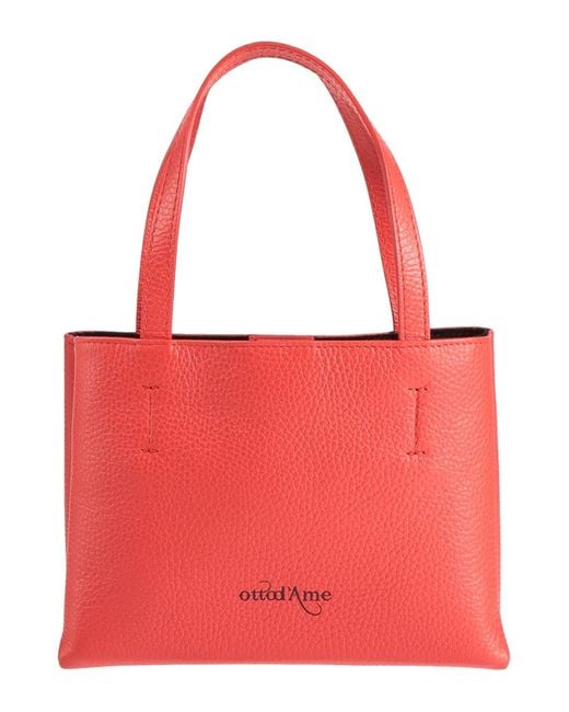 Ottod'Ame Red Handbag Leather