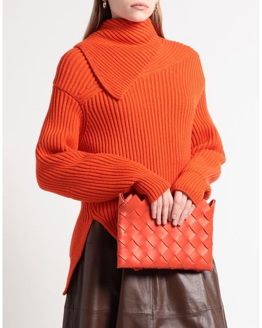 Jil Sander Orange Turtleneck