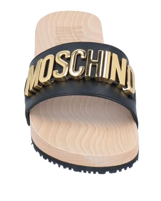 Moschino White Mules & Clogs