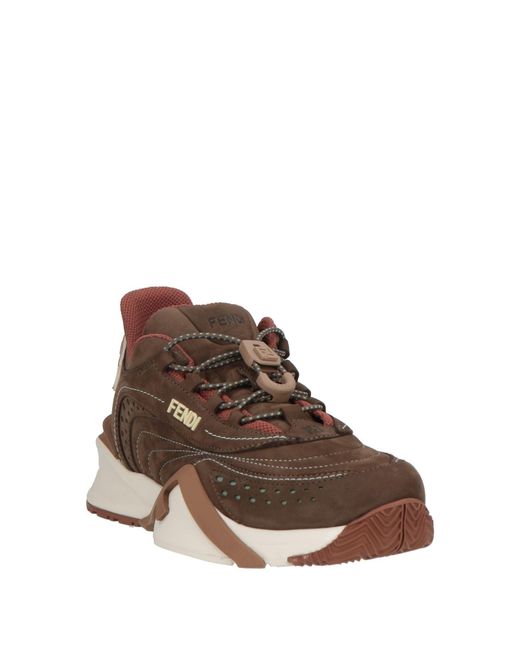 Fendi Brown Trainers