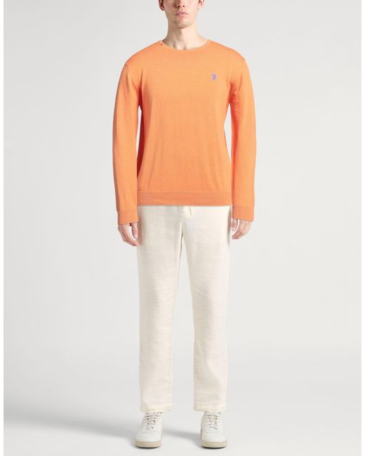 Pullover U.S. POLO ASSN. de hombre de color Orange