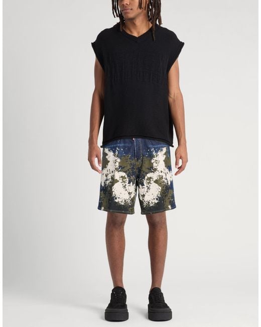 DSquared² Blue Denim Shorts Cotton, Elastane for men