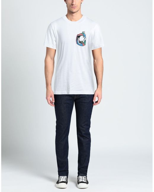 Canali White T-shirt for men