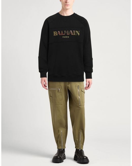 Balmain Black Sweatshirt for men