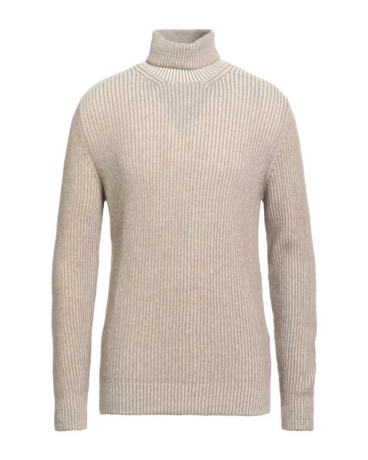 Tagliatore White Turtleneck for men
