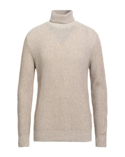Tagliatore White Turtleneck for men