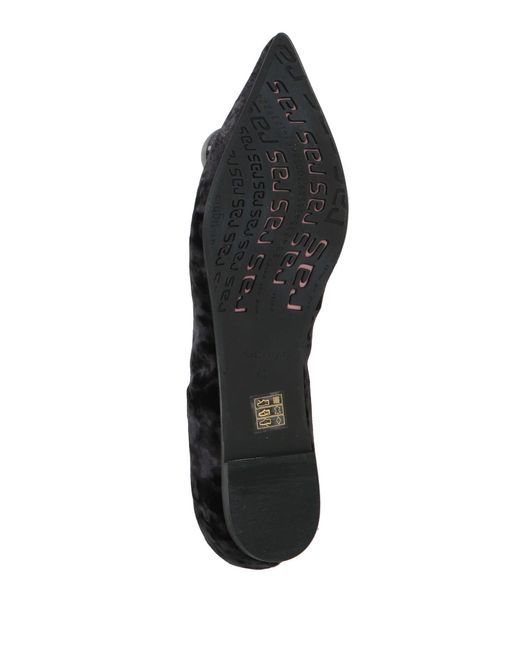 Ras Black Ballet Flats