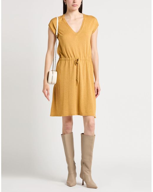 Messagerie Yellow Mini Dress