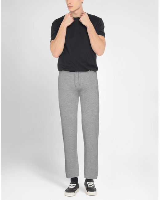 Alpha Studio Gray Pants for men