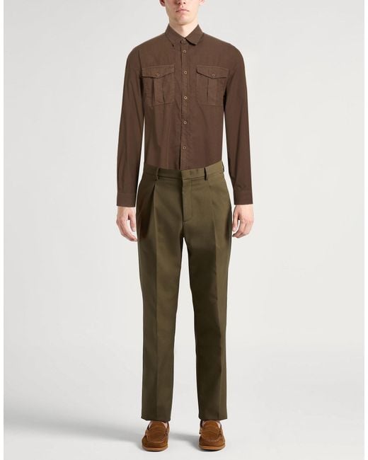 Emporio Armani Brown Shirts for men