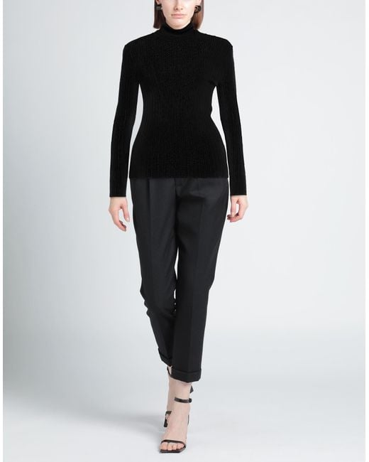 Tom Ford Black Turtleneck Viscose, Polyamide