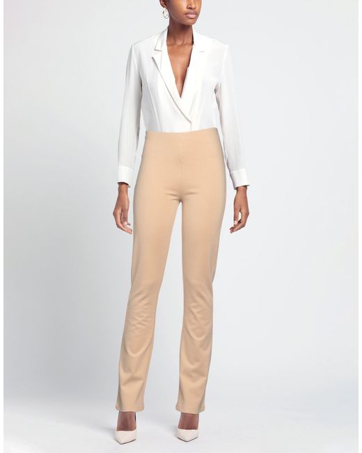 Juvia Natural Sand Pants Viscose, Polyamide, Elastane