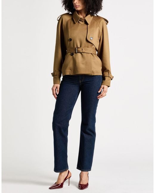 Dries Van Noten Brown Khaki Jacket Wool