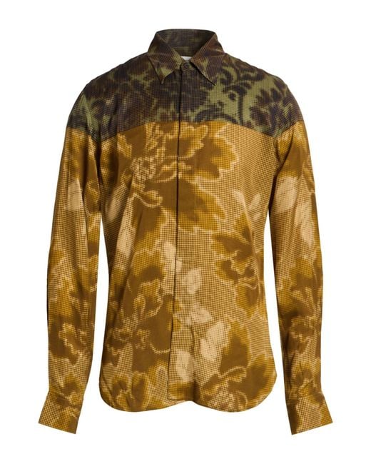 Dries Van Noten Green Shirt for men