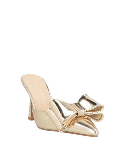 Twenty Four Haitch Natural Mules & Clogs Synthetic Material