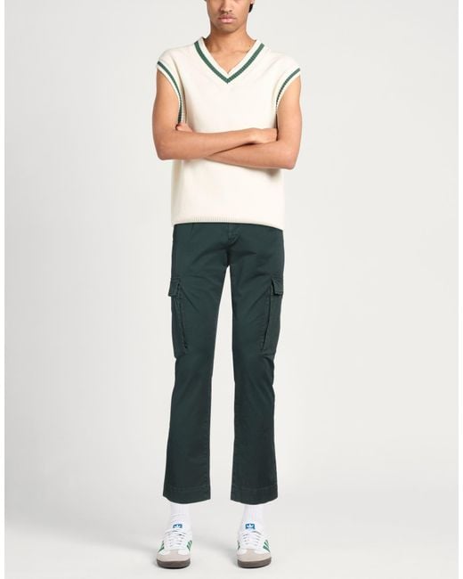 Colmar Green Pants Cotton, Elastane for men