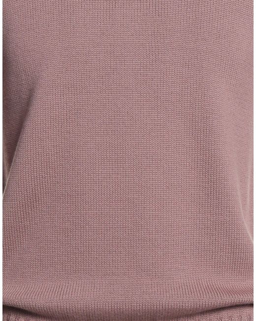 Alpha Studio Pink Antique Rose Sweater Wool for men