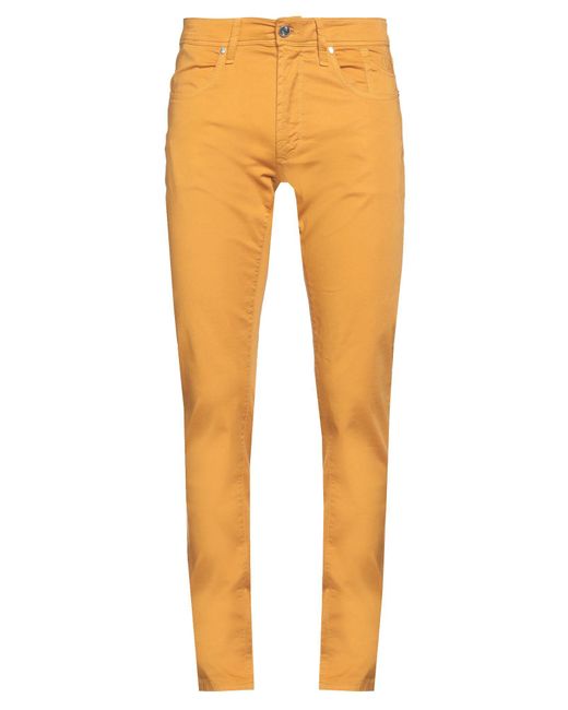 Jeckerson Orange Trouser for men
