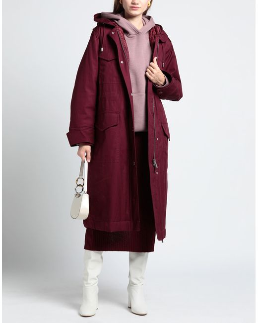 Michael kors red coat sale