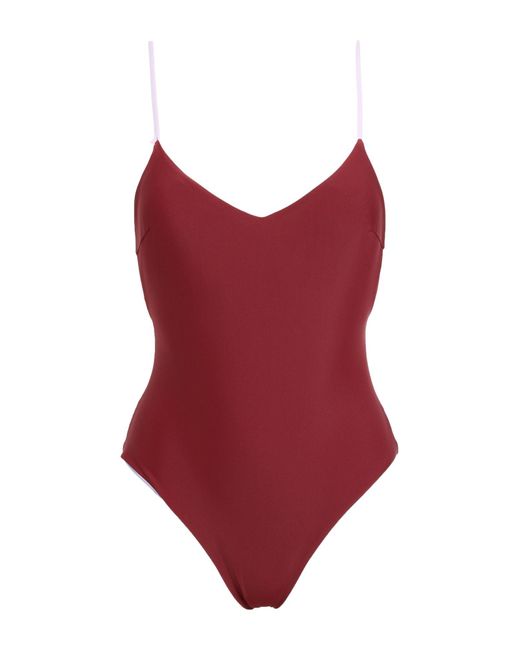 Sundek Red One-piece Swimsuit