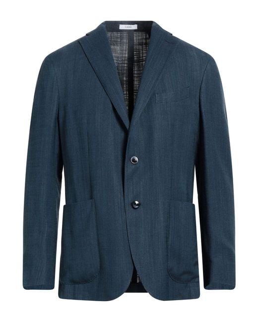 Boglioli Blue Blazer for men