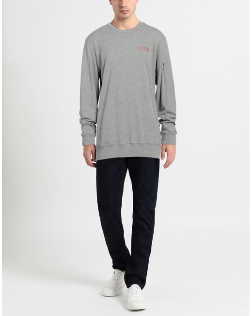 NOUMENO CONCEPT Gray Sweatshirt for men