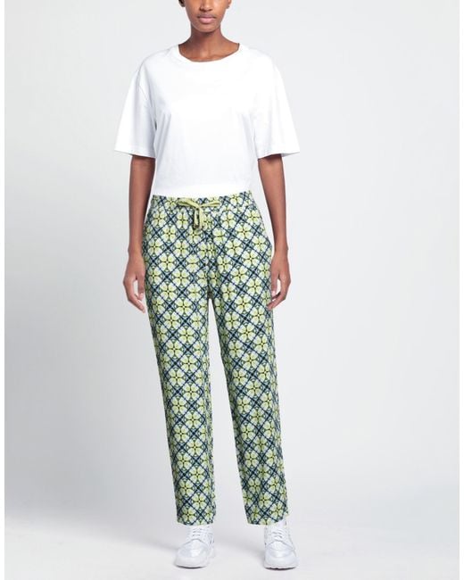LUCKYLU Milano Blue Pants Viscose