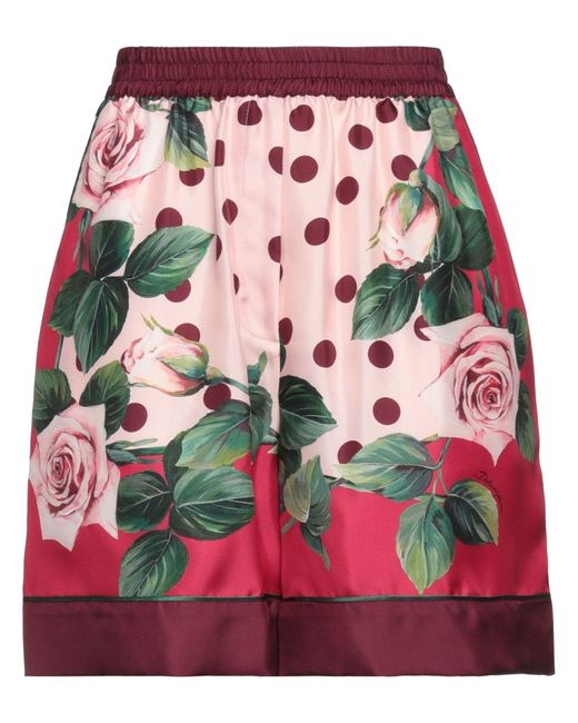 Dolce & Gabbana Red Shorts & Bermuda Shorts