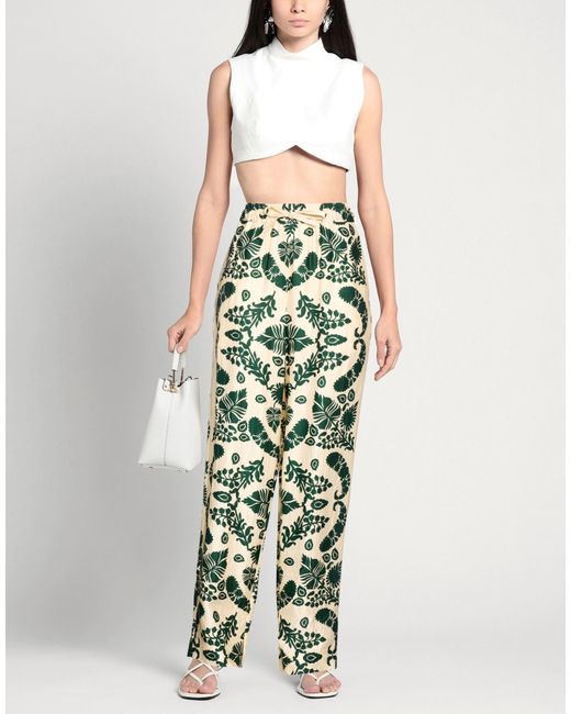 Sandro Green Pants Viscose