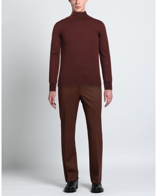 Svevo Red Turtleneck for men
