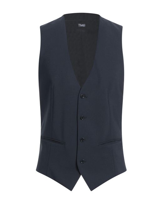Tombolini Blue Tailored Vest for men